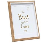 Deknudt S46WG4P1_30,0X40,0 - Marco para fotos (30 x 40 cm), color blanco y beige
