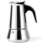 LEOPOLD Cafetera espresso inox TREVI- 4 tazas