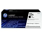 HP 12A Q2612A, Negro, Cartucho Tóner Original, de 2.000 páginas, para impresoras HP LaserJet Serie 1000, 3000, 1022N, 1022NW, 3050, 3052, 3055, 1018, M1005mfp, 1028, M1319 MFP y 108se