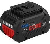 Bosch Professional 18V System ProCORE18V 5.5Ah - Batería de litio (1 batería x 5.5 Ah, tecnología Coolpack)