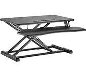 Stand de sobremesa ergonomico equip 650840 para pc / pantalla y teclado altura ajustable