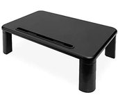 DIGITUS Soporte ergonómico para monitor - Soporte de pantalla de 3 alturas - Capacidad de carga de 10 kg - Soporte para tablet y smartphone