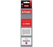Activejet Cartucho de Tinta Ac-G490M para Impresora Canon, Repuesto Canon Gi-490M; Supreme; 70 ml; púrpura.