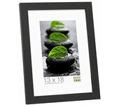 Deknudt Frames S44CF2-20.0X30.0 - Marco de Fotos (Madera, Marco Fino, 33,5 x 23,5 x 1,33 cm), Color Negro