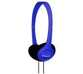 Koss KPH7 - Auriculares estéreo de Diadema (Conector Jack de 3,5 mm, para iMac, portátil, DJ, Reproductores de MP3, Color Azul)