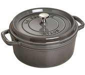 Staub 40509-312-0 cacerola 5,25 L Alrededor Grafito, Gris