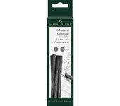 Faber-Castell 129398 lápiz de carbón 1 pieza(s) Negro
