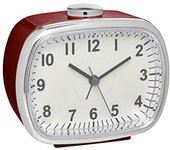 TFA-Dostmann 60.1032.05 despertador Reloj despertador analógico Rojo, Plata