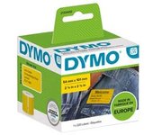 DYMO 2133400 etiqueta autoadhesiva Rectángulo redondeado Desmontable Amarillo 220 pieza(s)