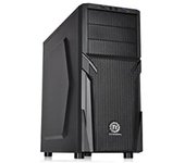 Thermaltake Versa H21 - Caja de Ordenador de sobremesa (3.5 mm, USB 3.0, USB 2.0), Negro
