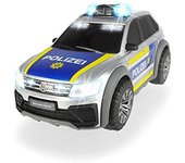 Dickie Toys 203714013 Volkswagen Tiguan R-Line, Coche de policía con luz y Sonido, Coche de policía, Incluye Pilas, 25 cm, a Partir de 3 años, Multicolor