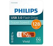 Philips FM12FD00B unidad flash USB 128 GB USB tipo A 3.2 Gen 1 (3.1 Gen 1) Naranja, Blanco