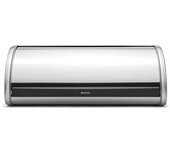 Brabantia 348921 - Panera de acero con tapa deslizante, tamaño normal, color acero mate