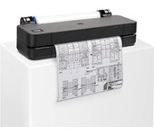 HP DesignJet T250 Impresora Plotter de Gran Formato, de 24 pulgadas, hasta A1, Impresión Móvil, Wi-Fi, Gigabit Ethernet, USB 2.0 de alta velocidad, Garantía de 2 años (5HB06A)