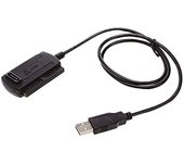 Approx APPC08 - Adaptador USB 2.0 IDE SATA, Color Negro