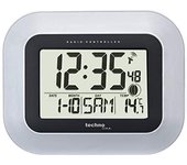 Technoline WS 8005 despertador Reloj despertador digital Negro, Plata