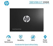 HP 2DP98AA ABB - Disco Duro Interno SSD de 250 GB, Color Negro