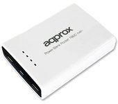 Approx APPPB78EVW - Cargador Universal con batería Externa de 7800mAh, Color Blanco