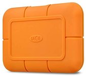 LaCie Rugged SSD, 1TB, Disco duro SSD Externo, USB-C, Thunderbolt 3, PC Mac iPad & iPhone, Data Rescue Service (STHR1000800)