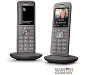 Gigaset CL660HX Analog/DECT telephone Identificador de llamadas Antracita, Negro - Teléfono (Analog/DECT telephone, Terminal inalámbrico, Altavoz, 400 entradas, Identificador de llamadas, Antracita, Negro)