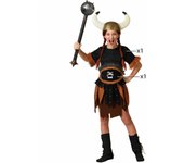 Disfraz para Niños Vikinga Niña 10-12 Años