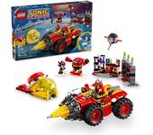LEGO Sonic The Hedgehog Super Sonic vs. Egg Drillster Juguete con Personajes del Videojuego, Juego de Aventuras con Figuras de Shadow y el Dr. Eggman, Regalo para Niños y Niñas de 8 Años o Más 76999