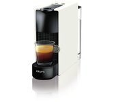 Krups Nespresso Essenza Mini XN1101 - Cafetera monodosis cápsulas Nespresso, compacta, 2 programas de café,19 bares, apagado automático, color blanco, incluye kit bienvenida