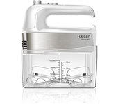 Haeger BL-3HW.015A batidora Batidora de mano 300 W Acero inoxidable, Blanco