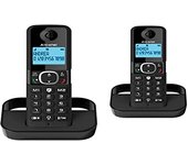 Alcatel F860 DUO EU Teléfono DECT Identificador de llamadas Negro