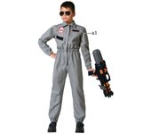 Atosa disfraz exterminador cazador fantasma niño 5 a 6 años