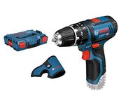 Bosch GSB 10,8-2-LI Professional Sin llave Negro, Azul, Rojo