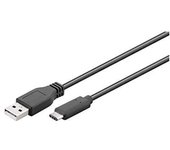 goobay 55467 Sync & Charge High Speed USB-C a USB Un Cable de Carga 2.0, 0,5m