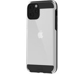 Black Rock - Funda Protectora para Apple iPhone 11 Pro MAX I Fuerte protección contra Impactos (Transparente con Marco Negro)
