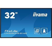 iiyama PROLITE Pizarra de caballete digital 80 cm (31.5") LED Wifi 500 cd / m² Full HD Negro Procesador incorporado Android 11 24/7