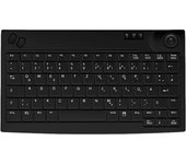 Active Key CompactKey AK-440 USB Tastatur alemán, QWERTZ, Windows® Negro Integrado Trackball