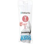 Brabantia 116582 bolsa para basura 3 L Blanco 20 pieza(s)
