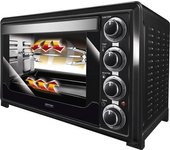 MPM MPE-05T MPE-05/T Horno Eléctrico de Sobremesa Convección 32 litros, Acero Inoxidable, Asador de Pollo, Temporizador, Ajuste de Temperatura,Negro, 1600W, 1600 W, 0 Decibeles