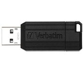 Verbatim 49071 PinStripe - Memoria USB de 128 GB (10 MB/s), color negro