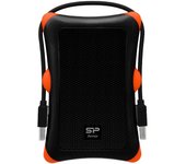 Silicon Power Armor A30 Carcasa de disco duro/SSD Negro, Naranja