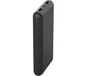 Belkin cargador USB-C portátil de 20000mAH, batería externa 20K con puerto USB-C de salida/entrada, power bank con 2 puertos USB-A y cable USB-C a USB-A para iPhone, Galaxy, iPad - negro