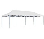 vidaXL Carpa Plegable Y Desmontable Blanco 3x9 M