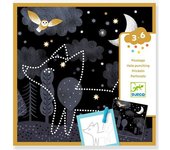 Kit creativo de picotado DJECO negro