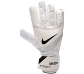 Nike - Guantes de portero Match, Unisex, White-Pure platinum, 9