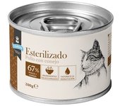 200 g Criadores Esterilizado Paté Pollo y Conejo lata para gatos