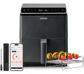 Cosori Dual Blaze Chef Edition Freidora de Aire 6.4L 1700W Gris + Smart Meat Termómetro Inteligente