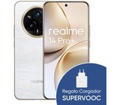 Realme 14 Pro Plus 5G 8GB/256GB Smartphone 6.83" 120Hz 80W Android 15 Blanco + Cargador 120W