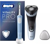 Philips Shaver 3000X Series 3003/00X Afeitadora + Oral-B Vitality Pro Cepillo de Dientes Eléctrico