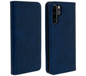 Avizar Funda Cartera Función Soporte Azul Oscuro Para Huawei P30 Pro