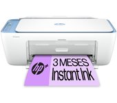 HP DeskJet 2822e Impresora Multifunción Color Wifi Blanca + 3 Meses de Impresión Instant Ink con HP+
