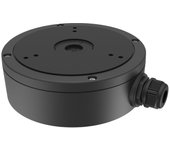 Caja de conexiones Hikvision DS-1280ZJ-M(BLACK) aluminio negro para cámaras dome exterior/interior